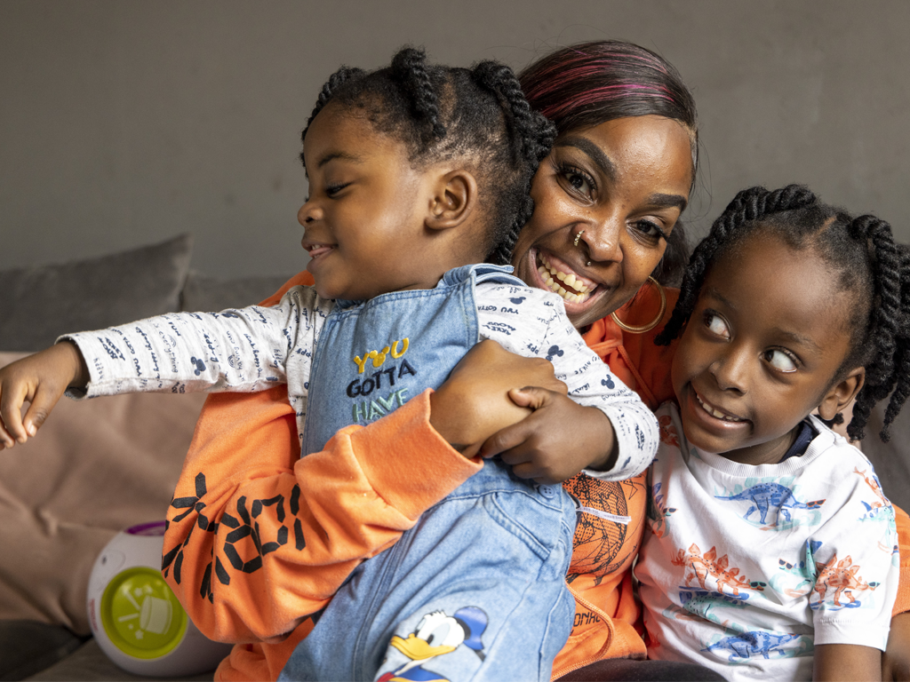 a family benefiting from Home-Start Wandsworth