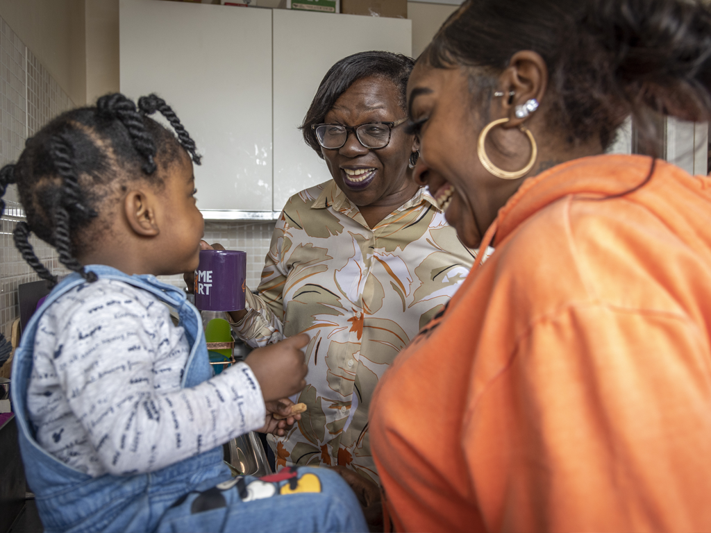 a family benefiting from Home-Start Wandsworth