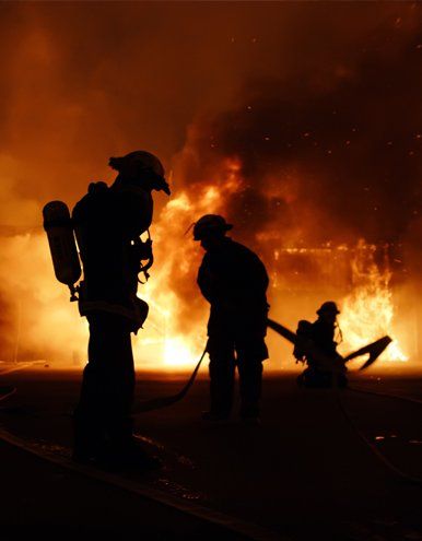 Silhouette Firefighters — Exton, PA — Longley Insurance Agency
