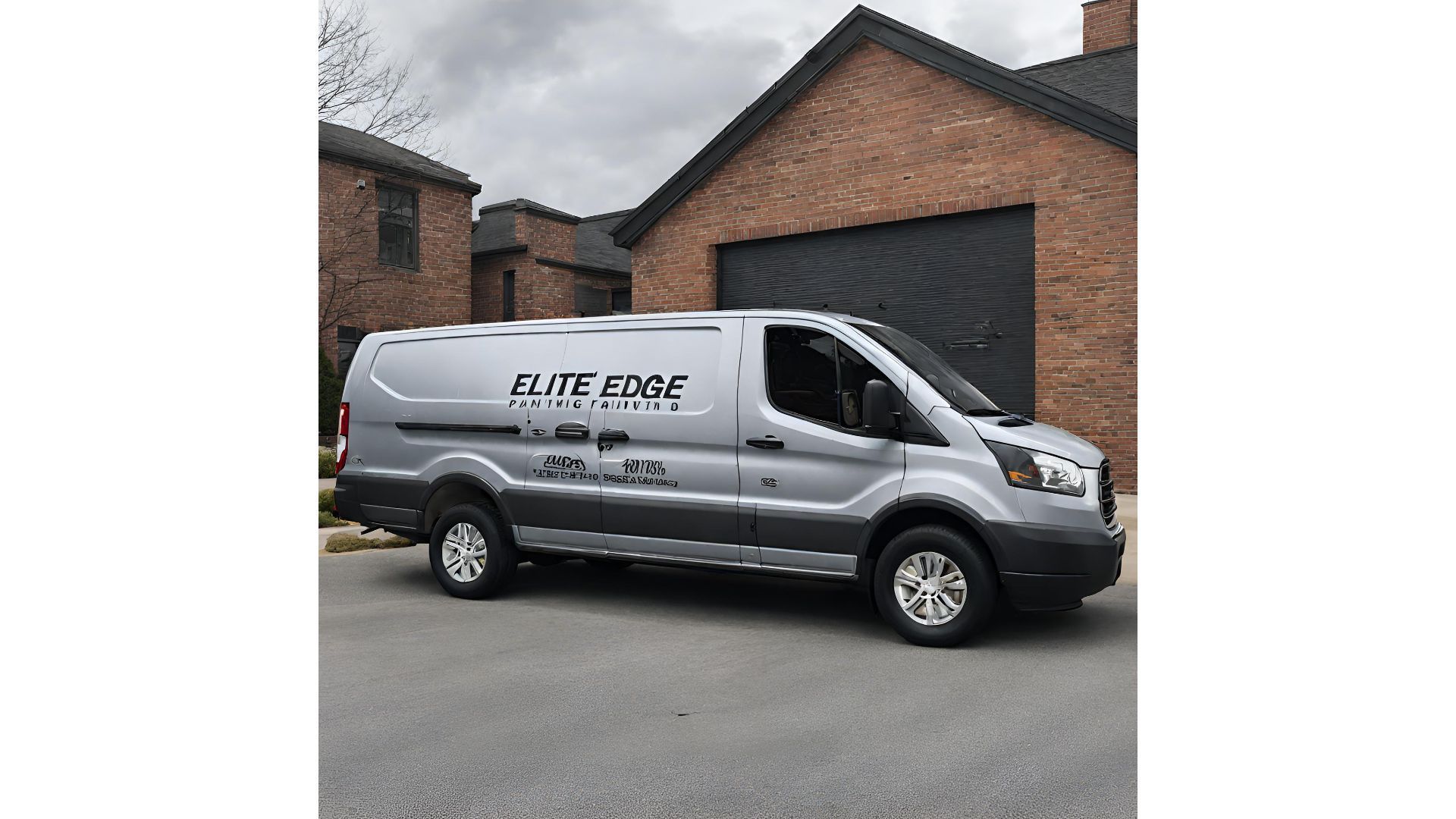 A picture of a grey van - Elite Edge Painters and Decorators Manchester