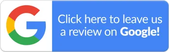 Google logo with text: “Click here to leave us a review on Google!”