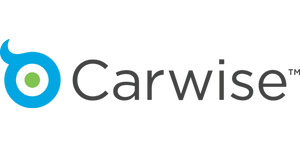 Carwise logo: blue and green design next to the text 
