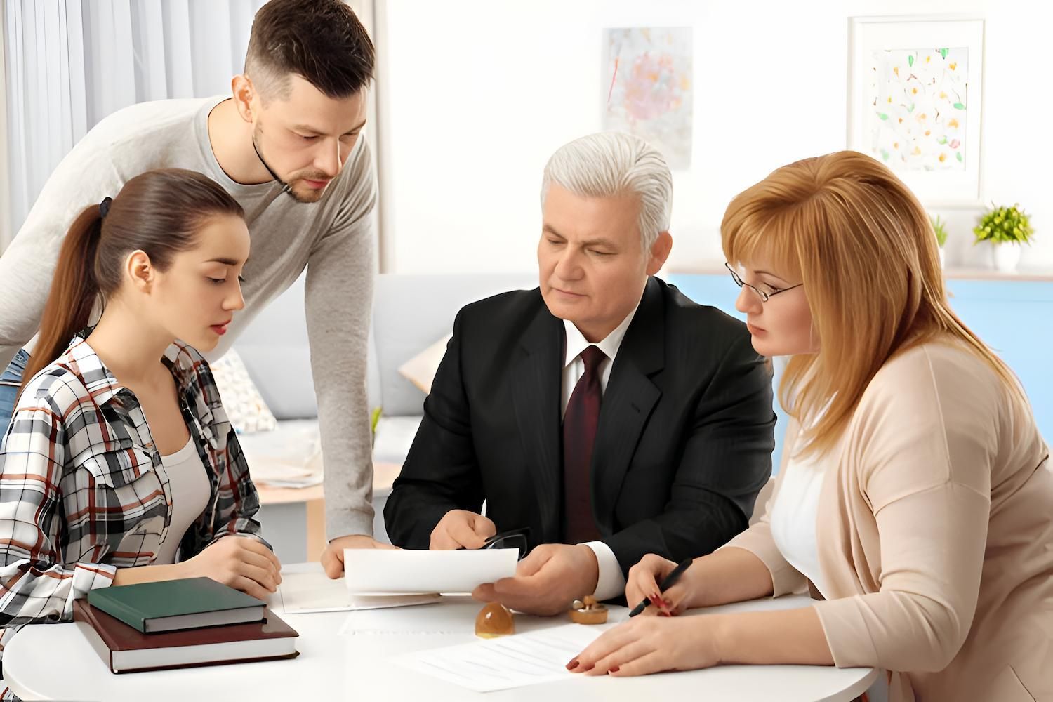 A Group of People Are Sitting Around a Table Looking at a Piece of Paper — O'Reilly & Sochacki Lawyers in Murwillumbah, NSW
