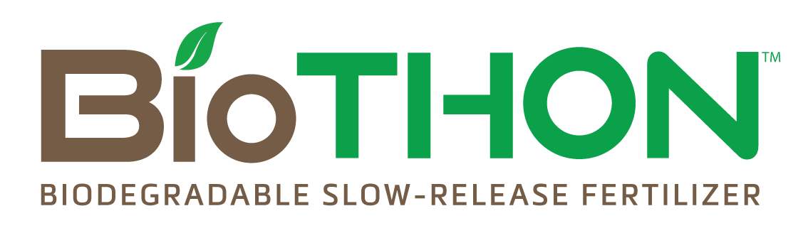 A black and green logo for xcu slow release fertilizer