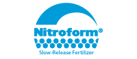 The logo for nitroform is a slow release fertilizer.