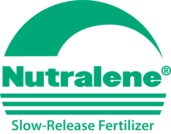a green logo for nutralene slow release fertilizer