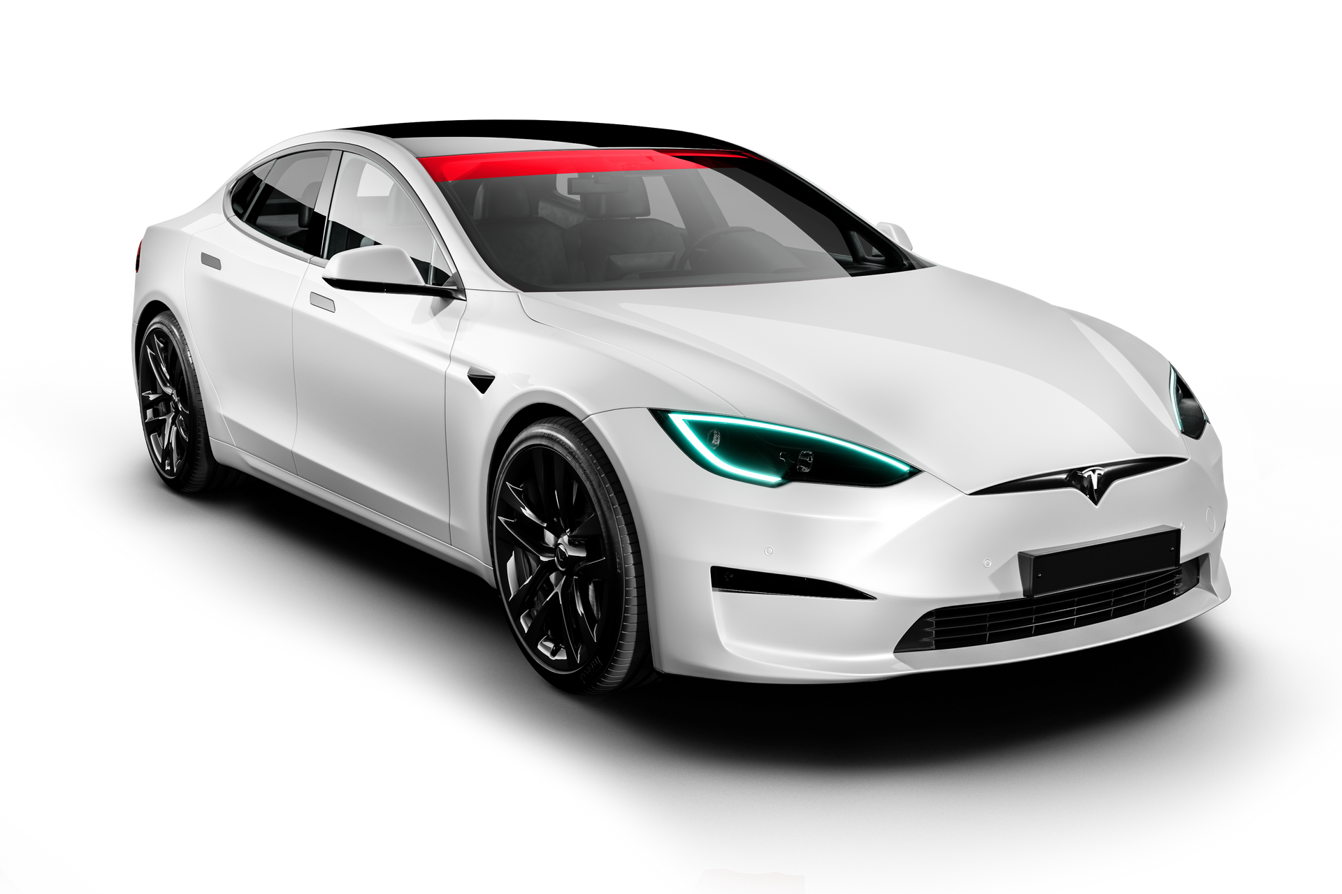 carbon-windshield-strip-tint-tesla-4door