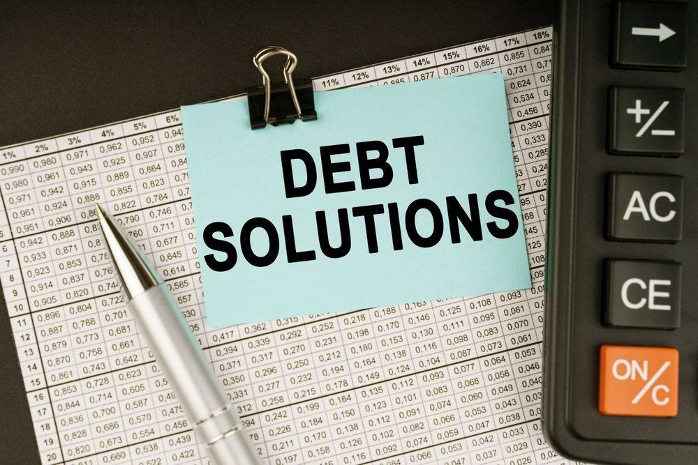 Blue sticky note with 