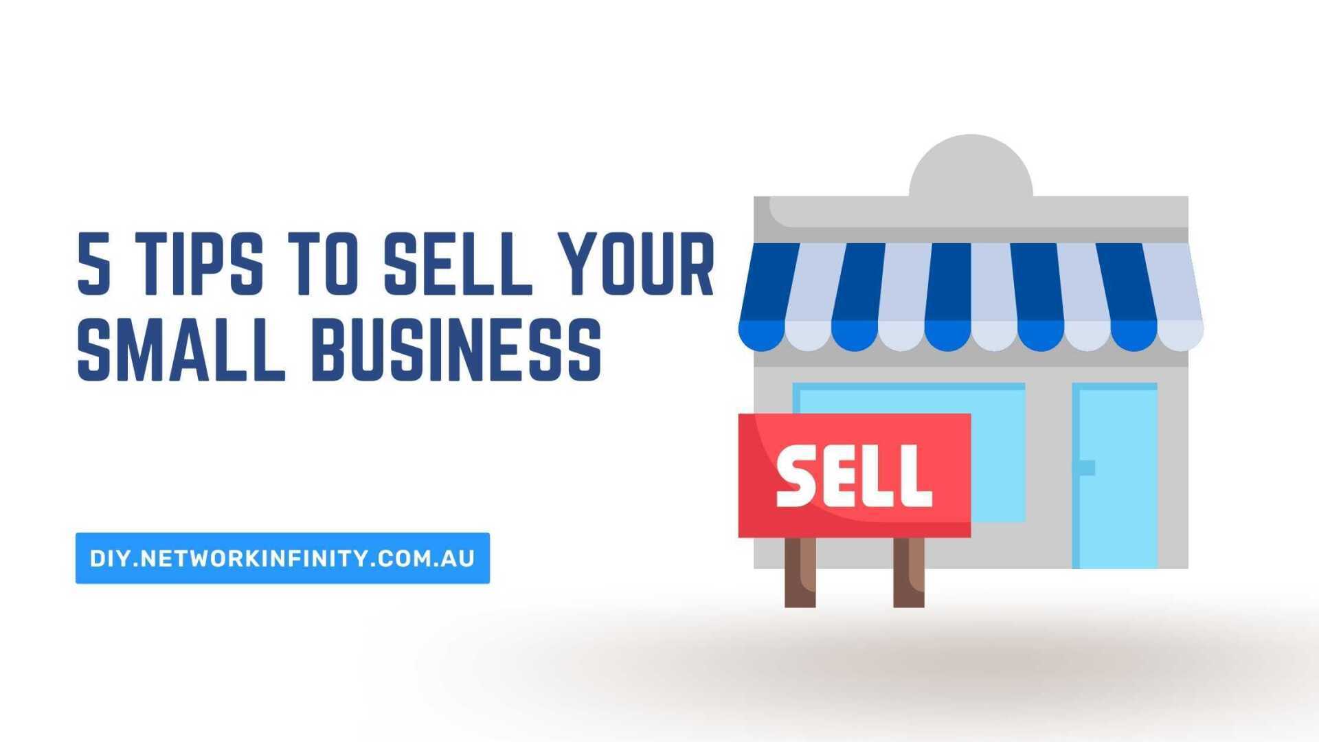 tips to sell your small business