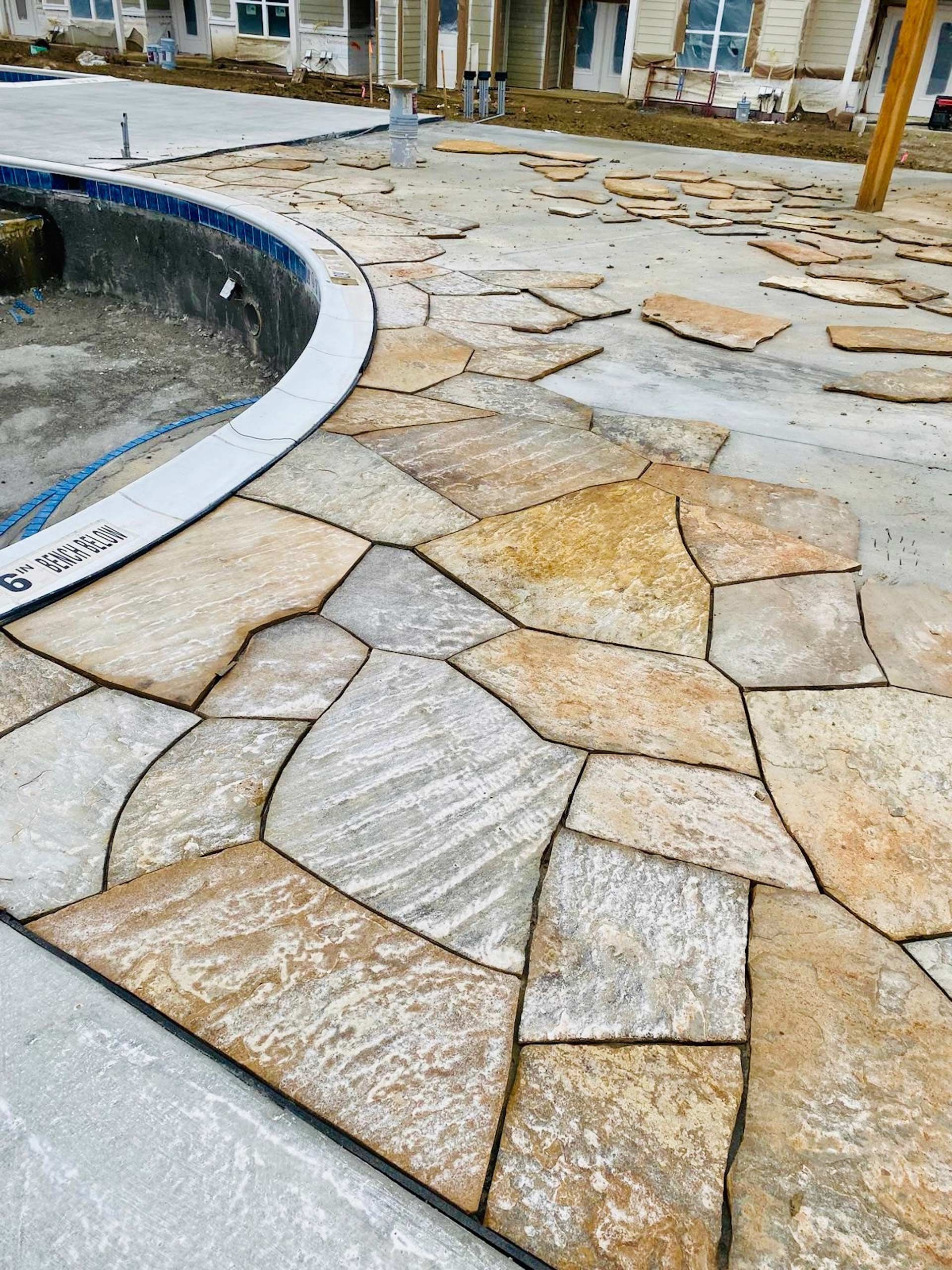 flagstone patio