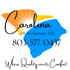 A logo for carolina hvac service llc where quality meets comfort