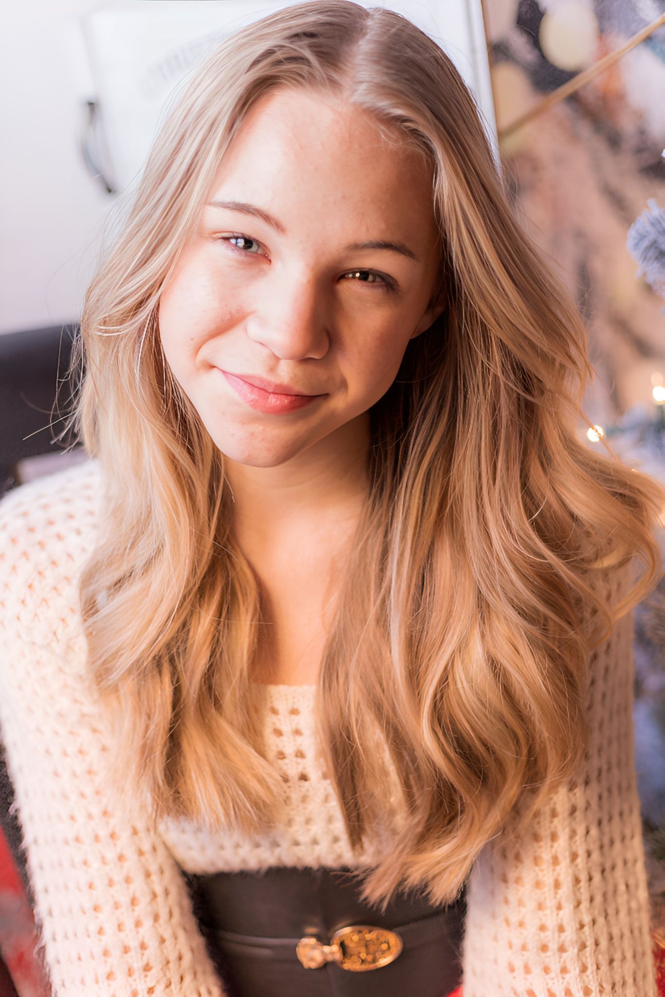 A pretty young woman