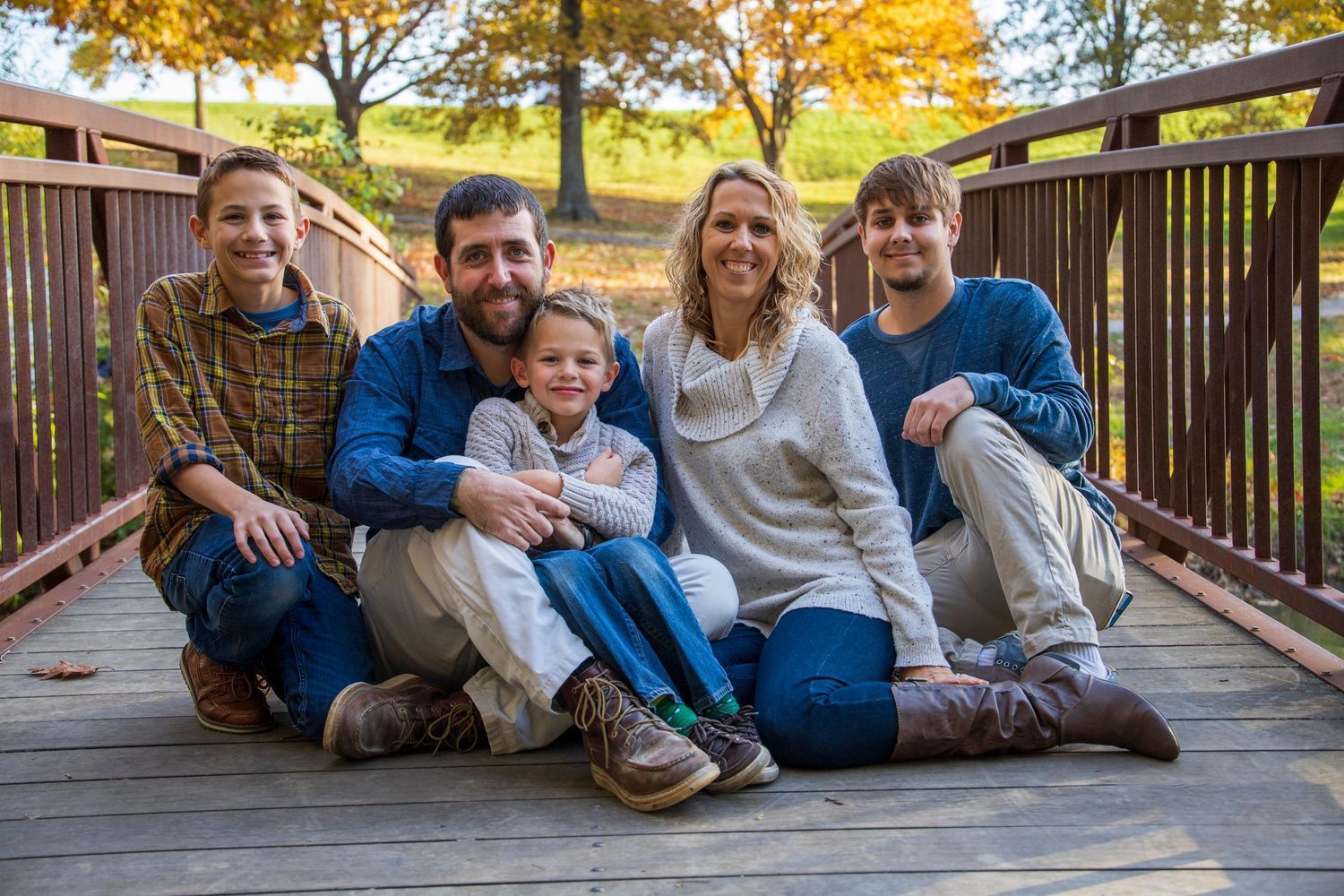 Family Picture on the Bridge
