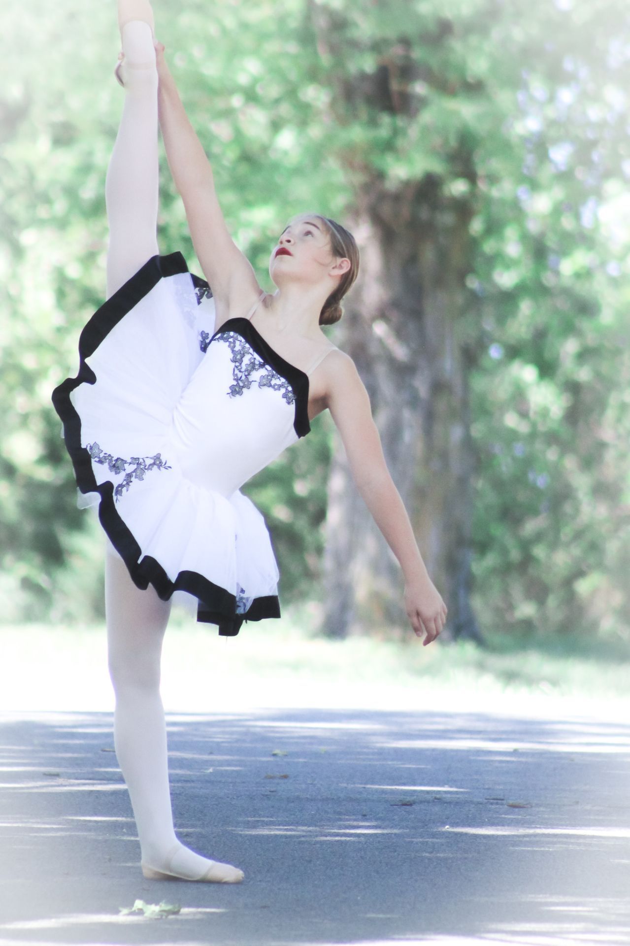 Woman Splitting while Standing