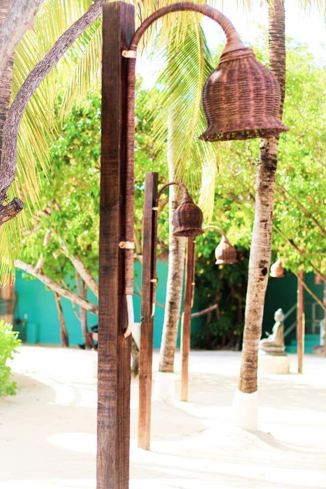 Creative Wooden Light Post