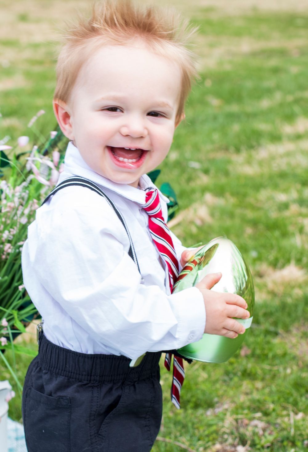 Little Kid with a Huge Smile on His Face