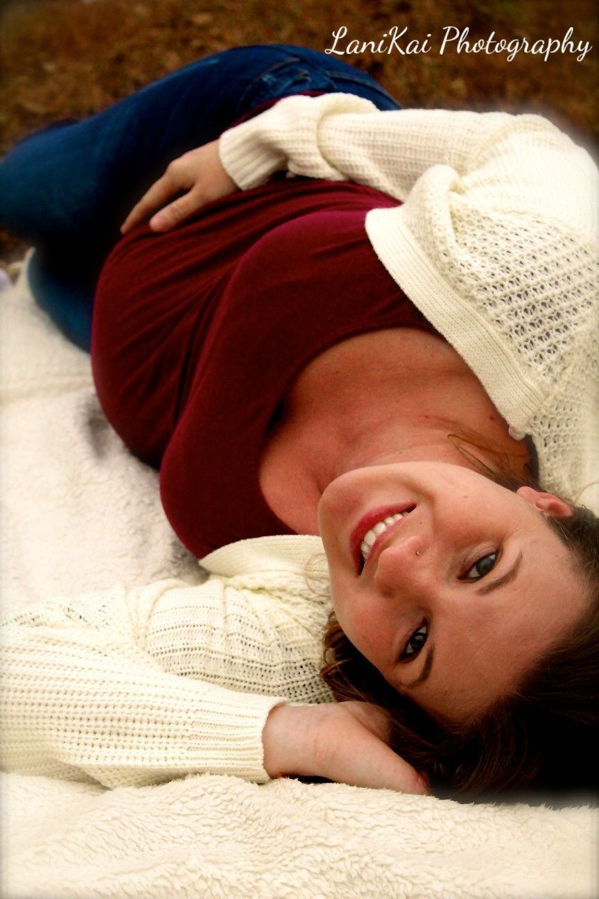 Pregnant Woman Lying on the Ground