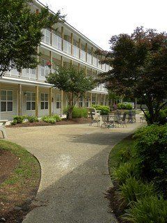 The Commons at Greenwood Courtyard with Seating