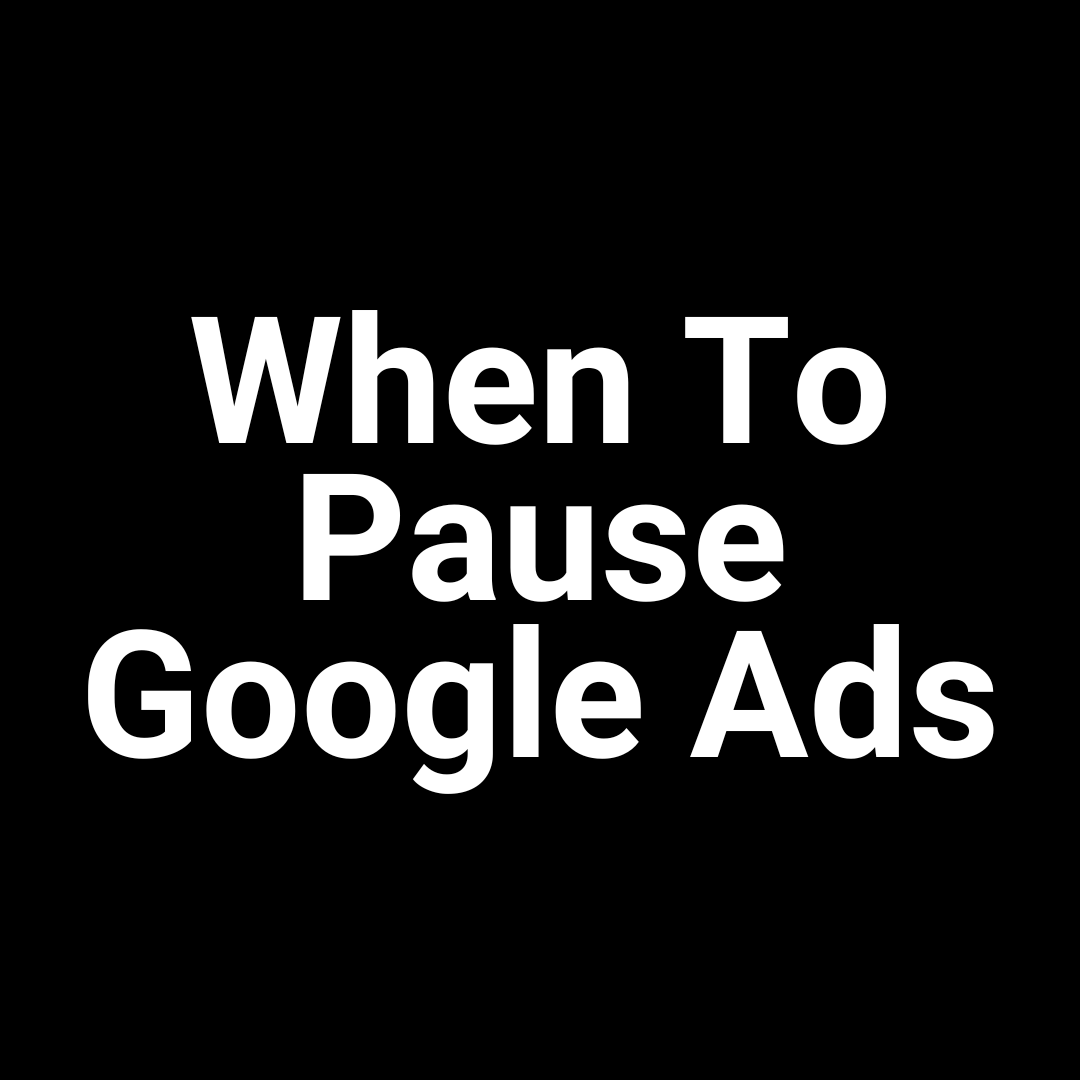 Google logo image for when to pause Google Ads Article