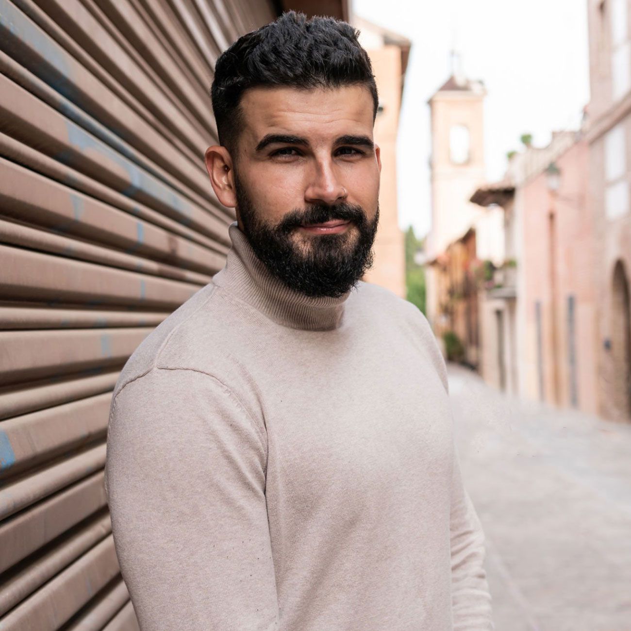 maglione uomo a collo alto