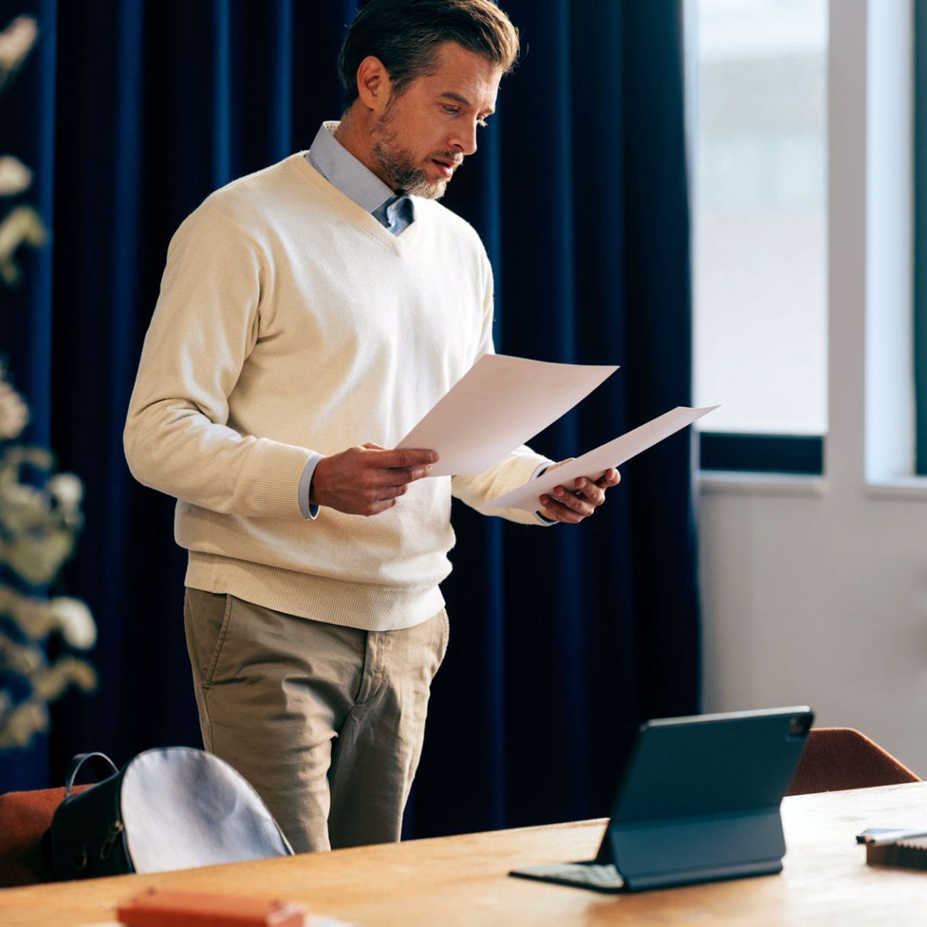 maglieria uomo da ufficio