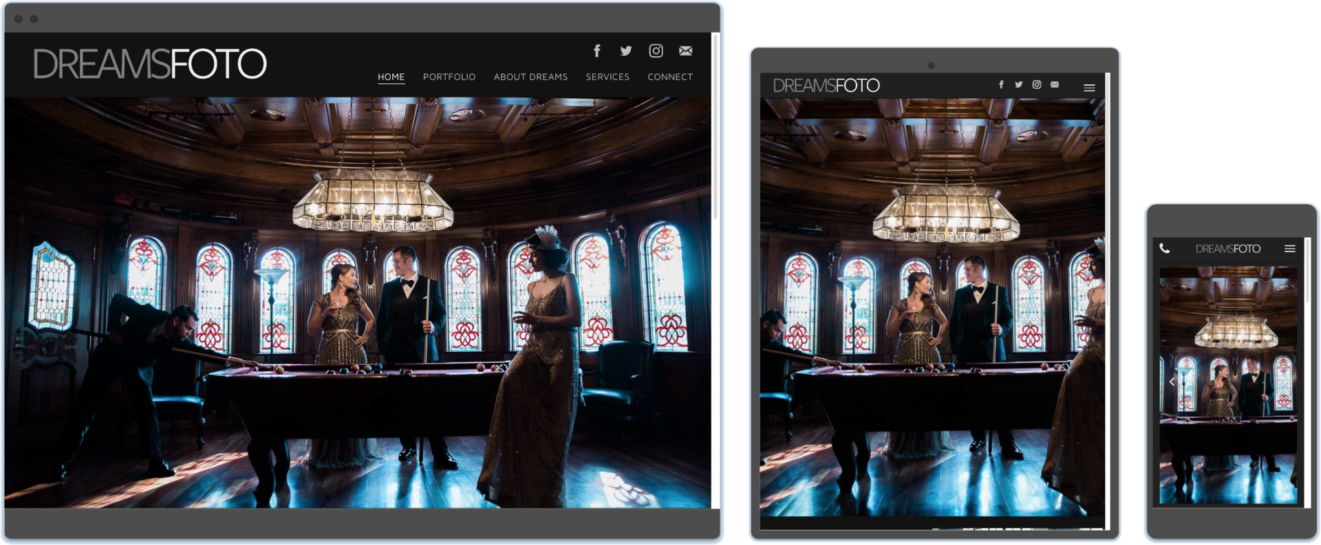 a screen shot of a website called dreamsfoto