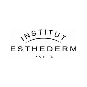 Le logo de l'institut esthederm paris est noir et blanc.