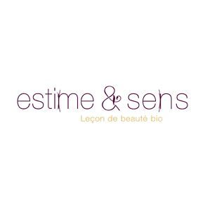 C'est un logo pour une entreprise appelée estime & sens.