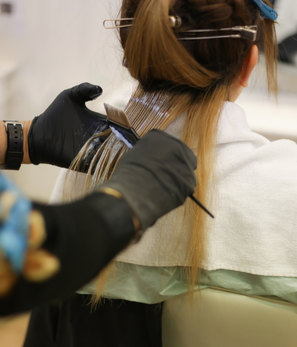 realizzazione di un'acconciatura