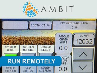 Ambit monitors sweep activity inside bin
