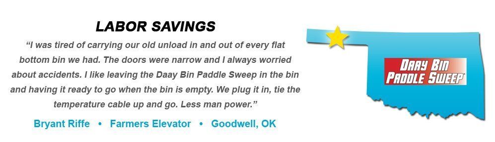 Paddle Sweep Equals Labor Savings