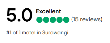 A tripadvisor review with a traveler 's choice award.