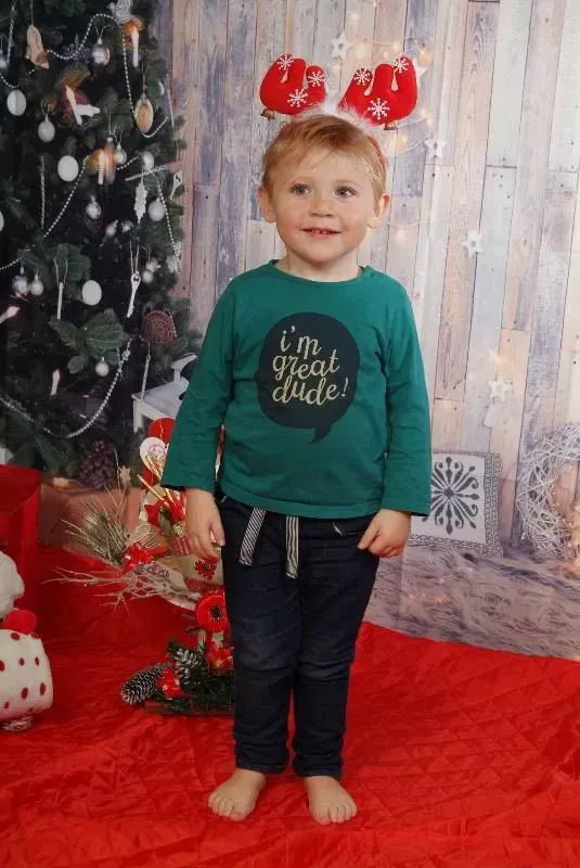 Fotografia di bambino a Natale