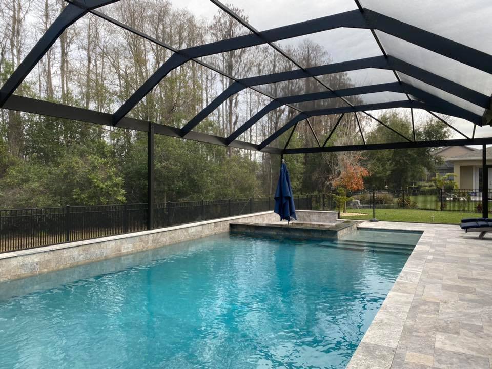 pool cage cleaning | Tampa, FL | First Response Pressure Wash