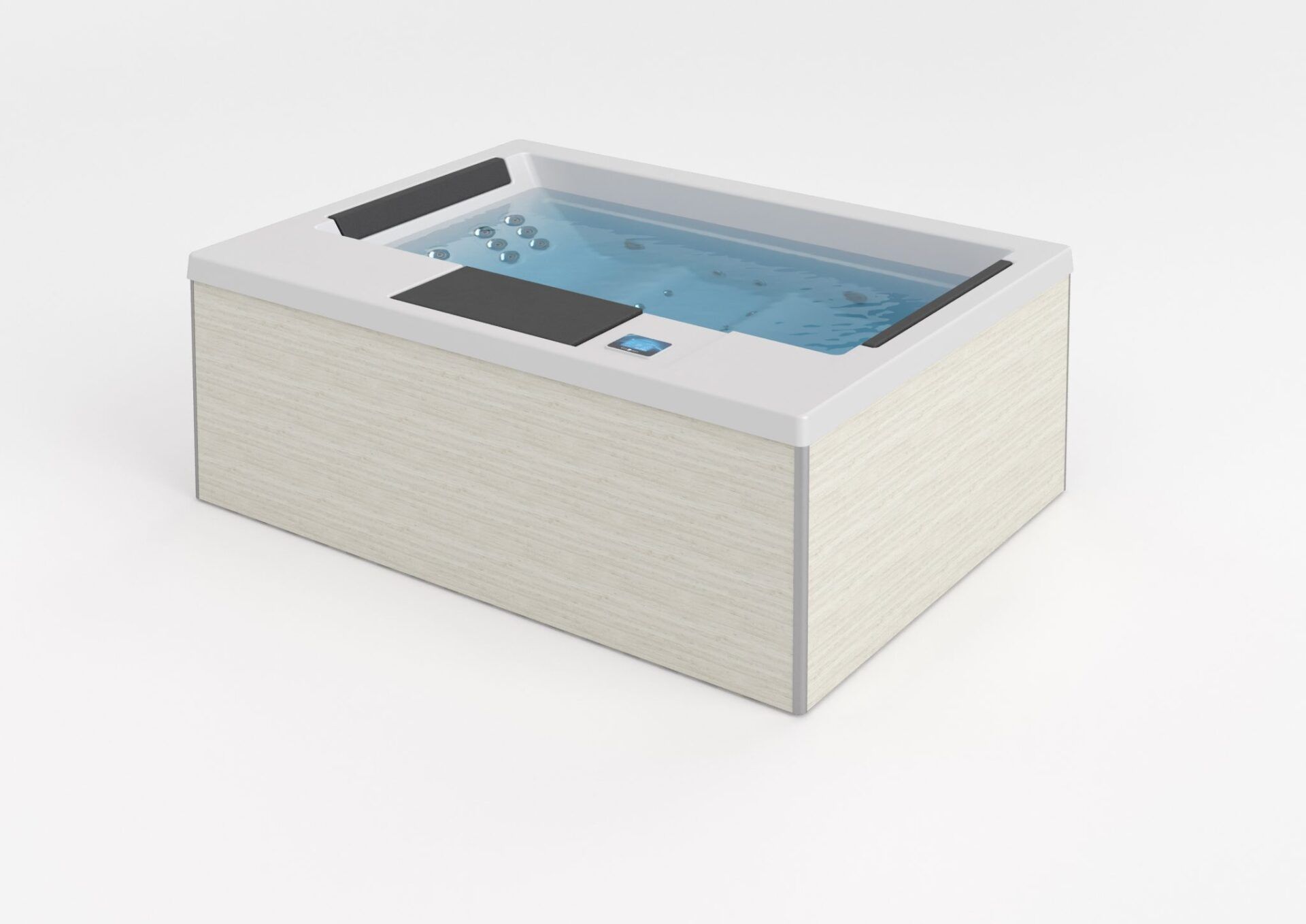 a 3d render of the suite hot tub by hypa spa