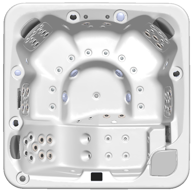 the inside of a hot tub from hypa spa