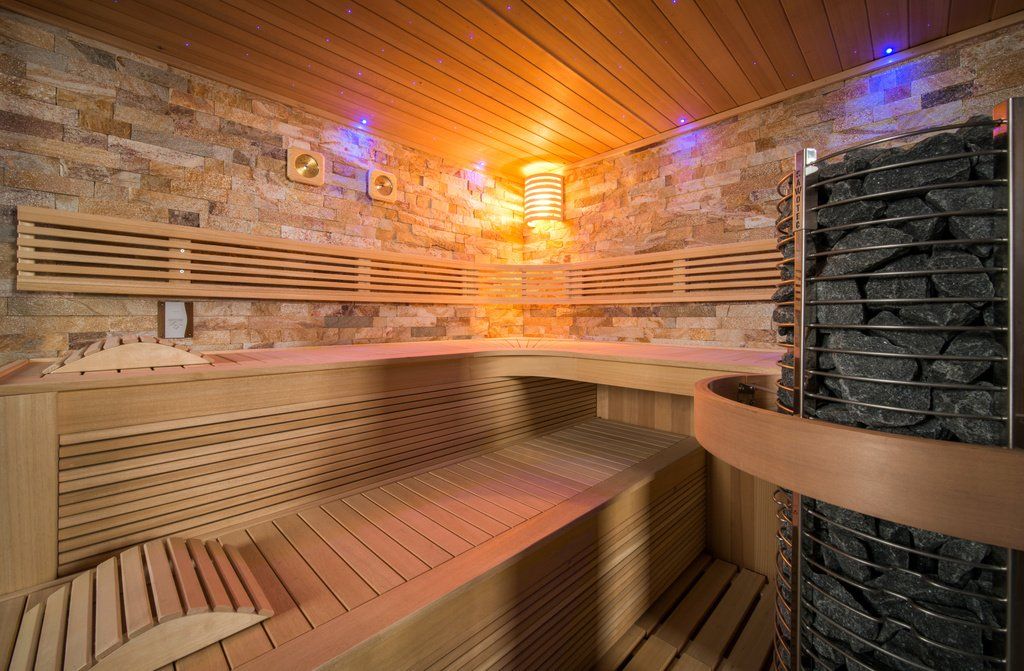Indoor sauna from Hypa spa