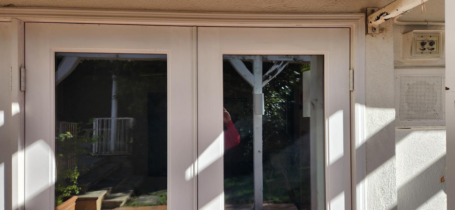 An exterior door installation showcasing a sleek, modern design.