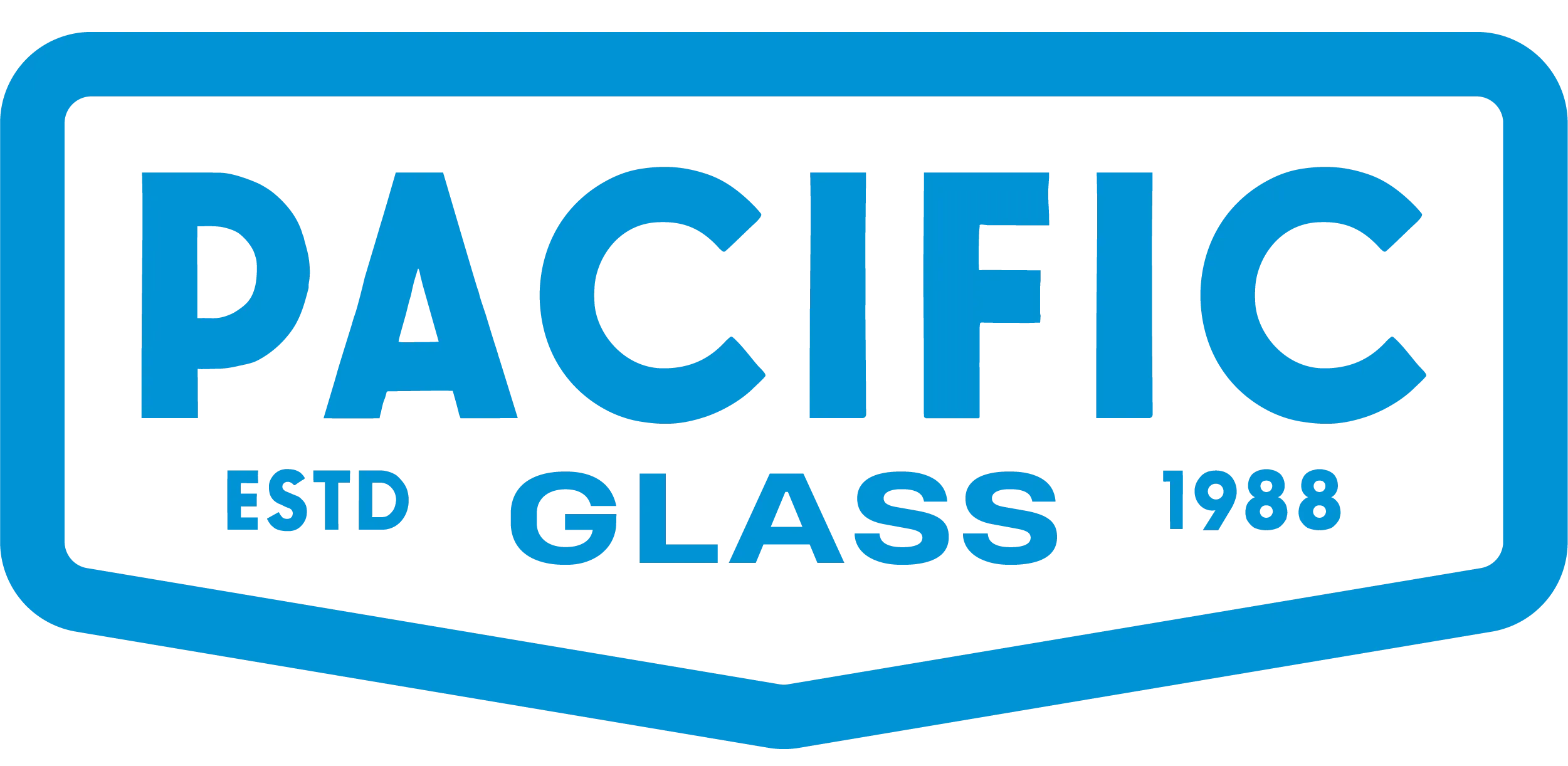 the logo for pacific glass expertise convenience reliability