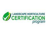 The logo for the landscape horticulture certification program.