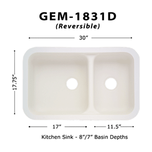 Utility Sink — GEM-1831D 8