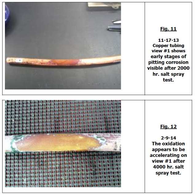 Copper Tubing with Early Stage of Pitting Corrosion — Virginia Beach, VA — Hybrid Coatings, LLC