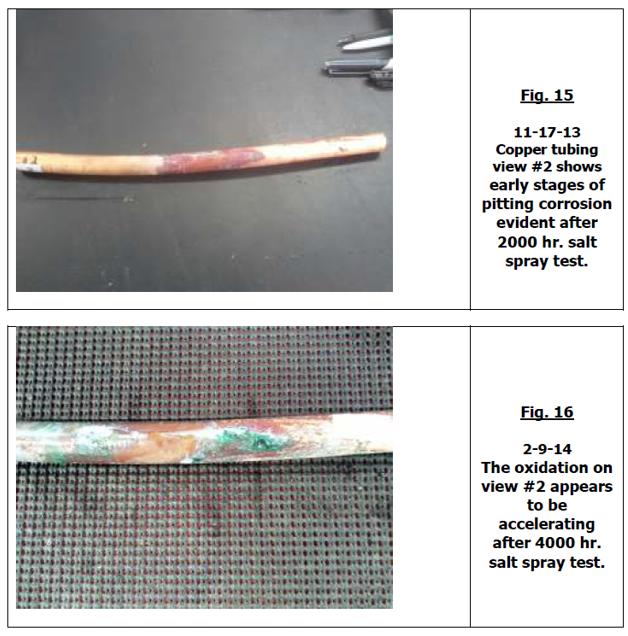 Copper Tubing Shows Early Stage of Pitting Corrosion  — Virginia Beach, VA — Hybrid Coatings, LLC