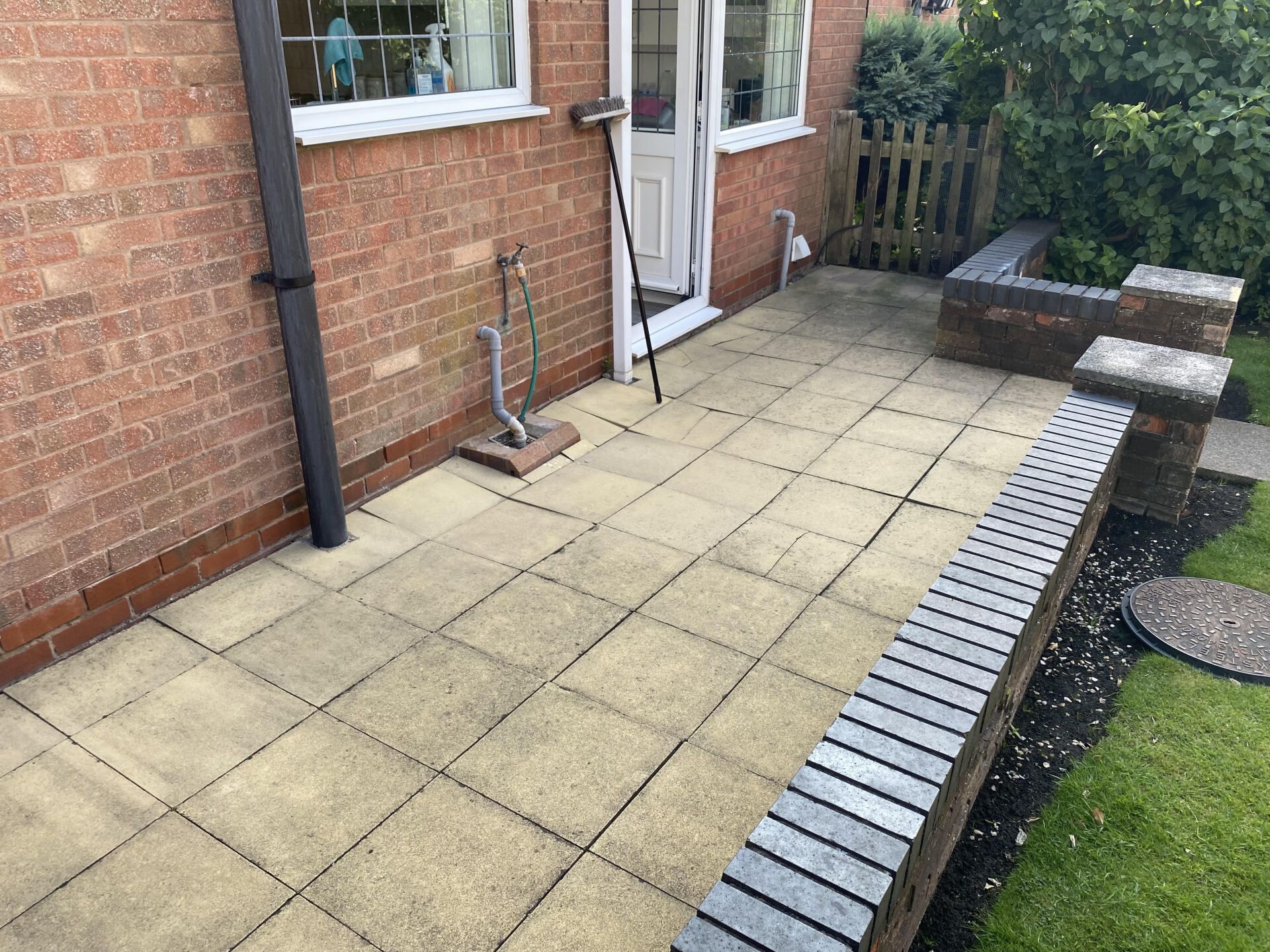 Old patio in Gornal