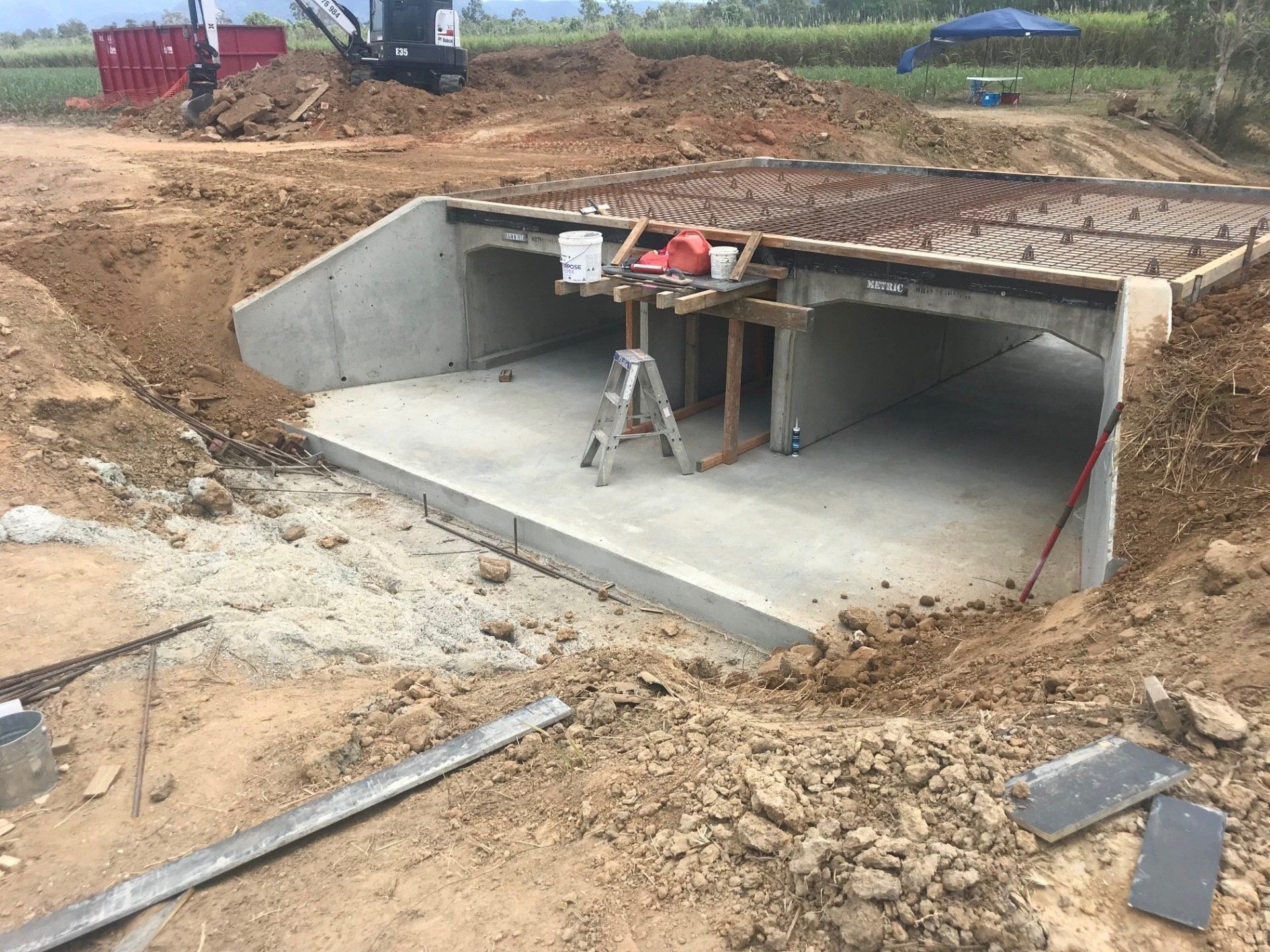 Large Concrete Drains — Builders in Ingham, QLD