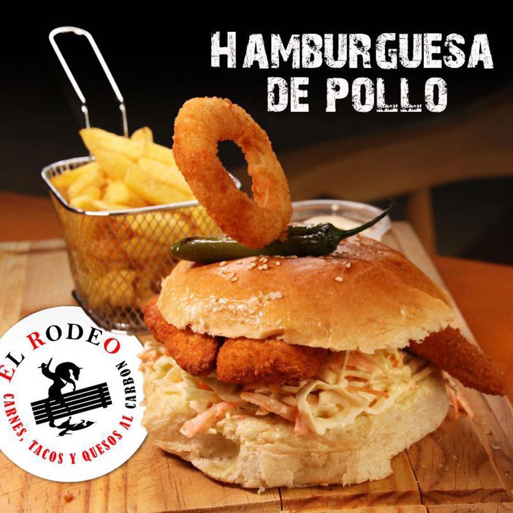 hamburguesa de pollo