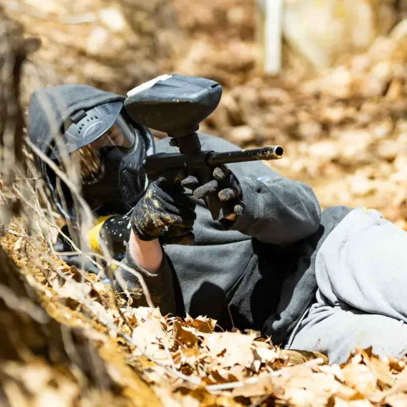 Group of Paintball Players