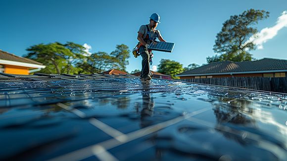 solar panel cleaning