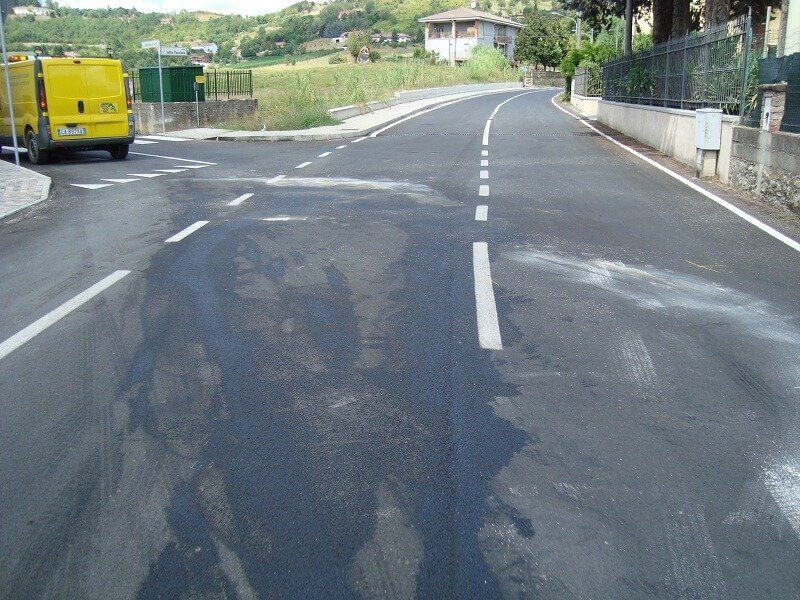 pulizia di una strada