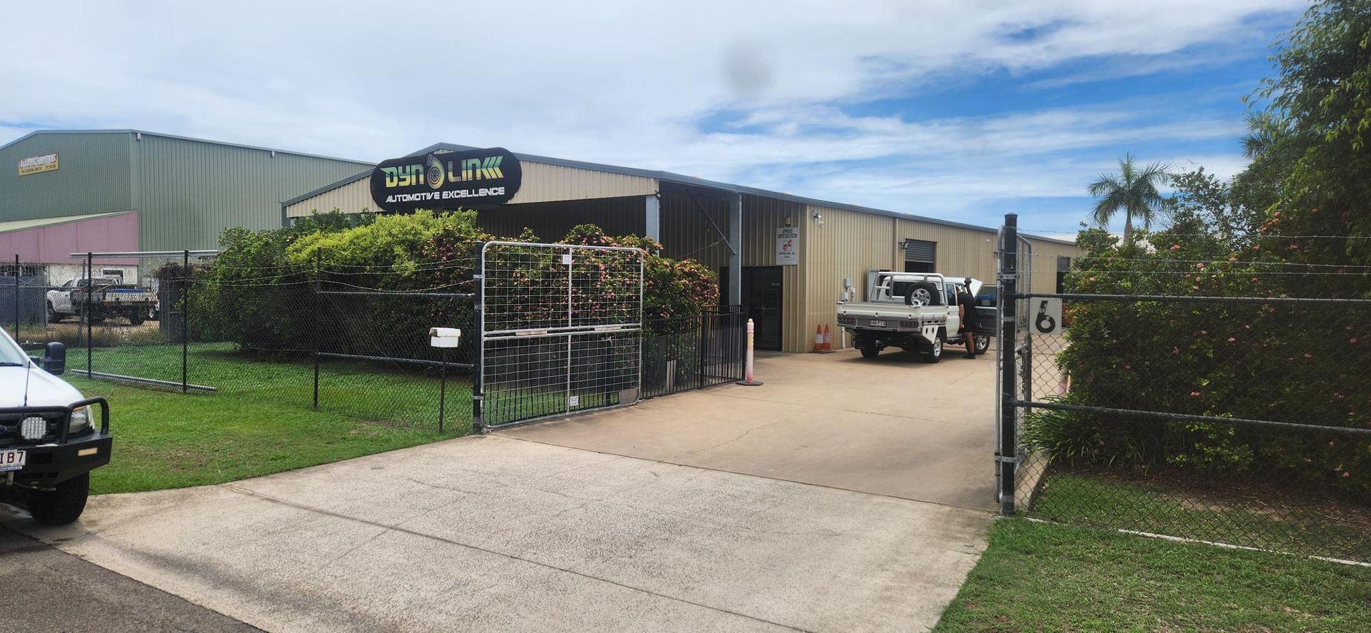 Front Of Building For Mechanic Shop — Dynolink In Garbutt, QLD